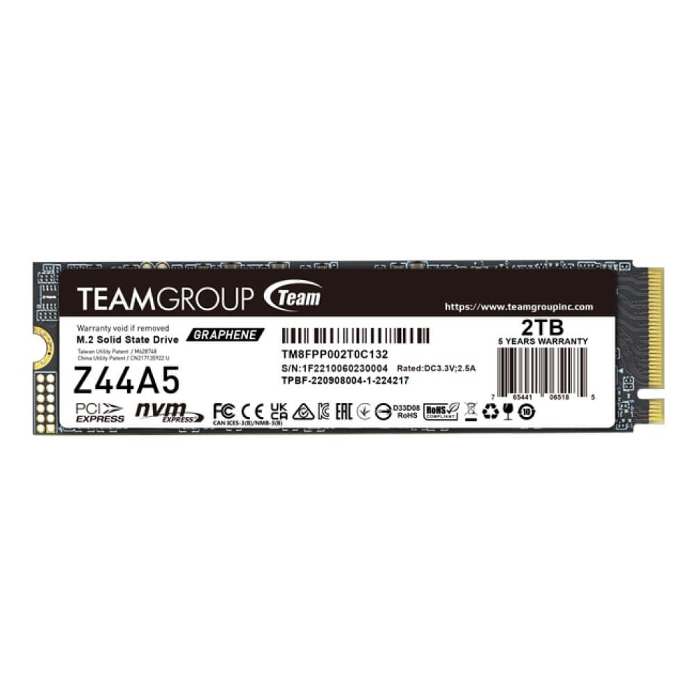 【9,980円】Team NVMe 2TB PCIe Gen 4.0 x4